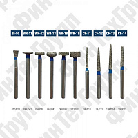 Алмазные боры SI50, WR11-WR19, CF11-CF14 нумерация идентична борам MANI