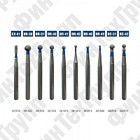 Алмазные боры EX41, BR30-BR49, BC31-BC42 нумерация идентична борам MANI